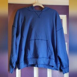 American Eagle Super Soft Fleece Oversized Hoodie -Blue
